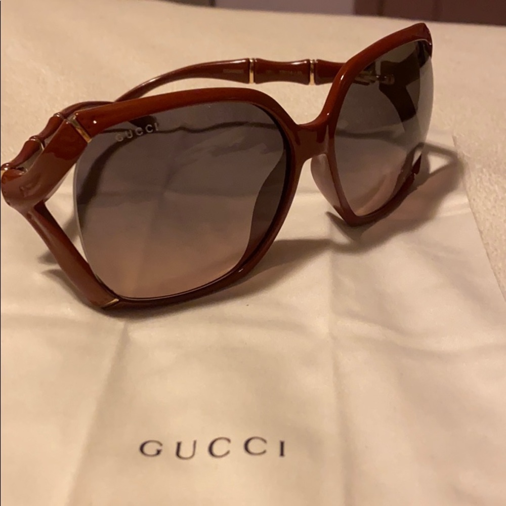 Authentic Gucci Bamboo Sunglasses